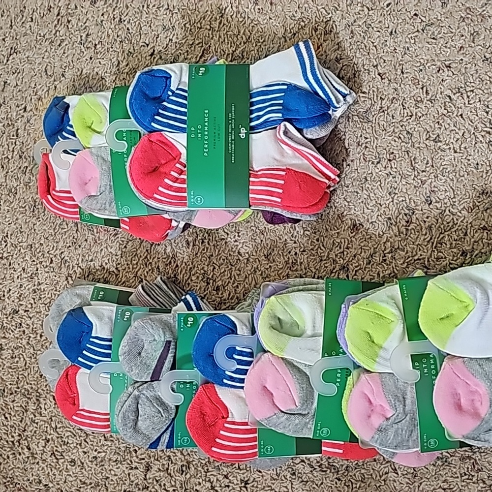 all 8 packs for $30 or $15 for 2 packs Dip socks
